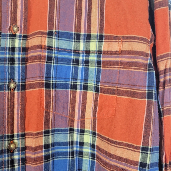 Mens Washed, Stoned and Beaten LS Button front Shirt 100% cotton Size M - Picture 8 of 11